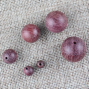 Natural Purpleheart Wooden Beads 6-20mm Round Spacer DIY Jewelry Making