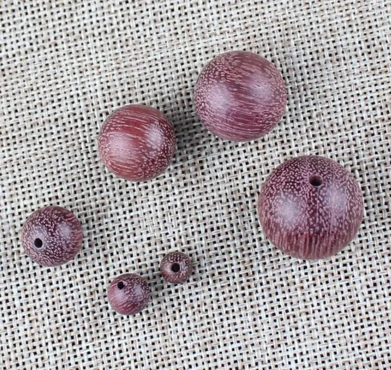 Natural Purpleheart Wooden Beads 6-20mm Round Spacer DIY Jewelry Making