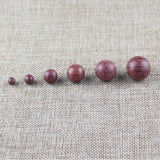 Natural Purpleheart Wooden Beads 6-20mm Round Spacer DIY Jewelry Making
