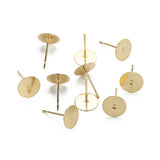 Surgical Steel Earring Posts w/ Flat Pad Base for DIY Jewelry Making