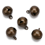 Antique Bronze Jingle Bells Charms Beads for Crafts Jewelry Making