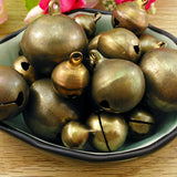 Antique Bronze Jingle Bells Charms Beads for Crafts Jewelry Making