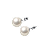 925 Sterling Silver Pearl Stud Earrings Gift for Her