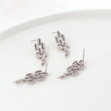 18K Copper Clad S925 Silver Ear Needle w/ Bead Holder DIY Jewelry