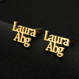 316 Stainless Steel Men's Cufflinks Personalized Logo Wedding Gift