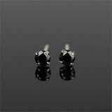 3mm CZ Earrings Cartilage 925 Sterling Silver Minimalist Small Studs