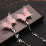 Ancient Ribbon Butterfly Hair Clip Headdress Hair Pin Charm KYY8551