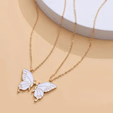 Beauty Butterfly Pendant Necklaces For Women Girl Special Gift Mother Daughter