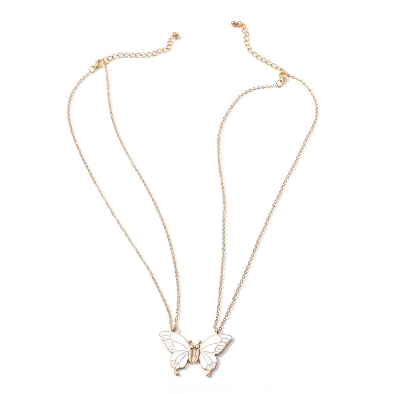 Beauty Butterfly Pendant Necklaces For Women Girl Special Gift Mother Daughter
