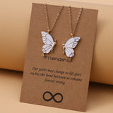 Beauty Butterfly Pendant Necklaces For Women Girl Special Gift Mother Daughter