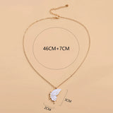 Beauty Butterfly Pendant Necklaces For Women Girl Special Gift Mother Daughter