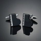 Piano Cufflinks Copper Cuff Links French Shirt Button Men's Jewelry Accessory