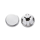 Brass Round Button Covers Cuff Links for Wedding Formal Shirt