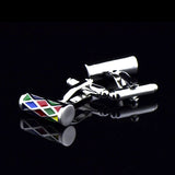 Agate Cufflinks French Shirt Button Cuff Links