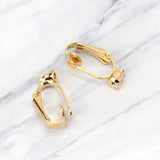 Clip On Hoop Earring Converters No-pierced - Turn Studs Into Clip-On