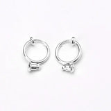 Clip On Hoop Earring Converters No-pierced Turn Any Stud Into A Clip-On