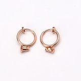 Clip On Hoop Earring Converters No-pierced Turn Any Stud Into A Clip-On