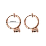 Clip On Hoop Earring Converters No-pierced Turn Any Stud Into A Clip-On