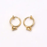 Clip On Hoop Earring Converters No-pierced Turn Any Stud Into A Clip-On