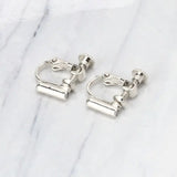 Clip on Earring Converters No-pierced Ears Turn Any Studs Into A Clip-On