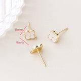 Copper Coated Fritillaria Earrings DIY Jewelry Accessories