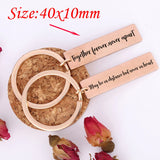 Together Forever Couple Keychain Engraved