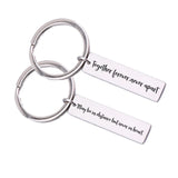 Together Forever Couple Keychain Engraved