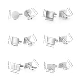 Metal Minimalist Cufflinks-Man Shirt Pisa Ties-Souvenir For Wedding Guest