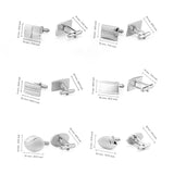 Metal Minimalist Cufflinks-Man Shirt Pisa Ties-Souvenir For Wedding Guest