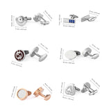 Metal Minimalist Cufflinks-Man Shirt Pisa Ties-Souvenir For Wedding Guest