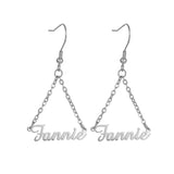 Custom Name Drop Earrings Stainless Steel Dangle Letters Jewelry