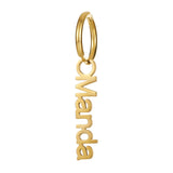 Personalized Letters Ear Buckle Earrings Jewelry