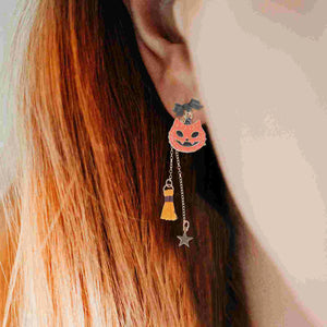 Dangle & Stud Earrings Set for Halloween Party