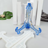 Desktop Storage Stand Epoxy Resin Mold Jewelry Display Shelf Rack Silicone Mould