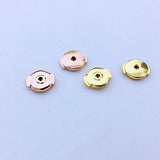 Pair Earring Back Silver Stopper DIY Crafts Jewelry Ear Stud Blockers