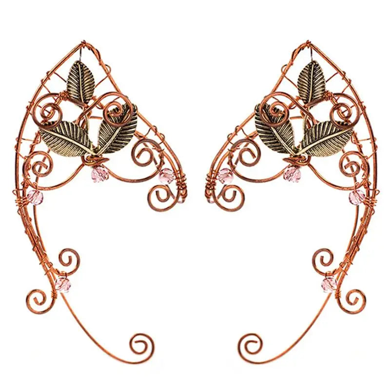 Pair Alloy Ear Bone Clips Elves Ear Clips Women Ear Jewelry