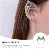 Pair Alloy Ear Bone Clips Elves Ear Clips Women Ear Jewelry
