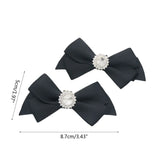 Rhinestone Shoe Clip Bowknot Buckle Pair for Wedding Shoe Decor DIY