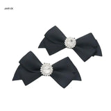 Rhinestone Shoe Clip Bowknot Buckle Pair for Wedding Shoe Decor DIY