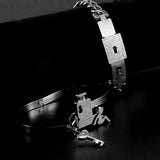 Titanium Steel Couple Bracelet Gift