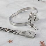 Titanium Steel Couple Bracelet Gift