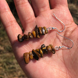 Fengbaowu 7 Chakras Sterling Silver Earrings Crystal Healing Stone Jewelry
