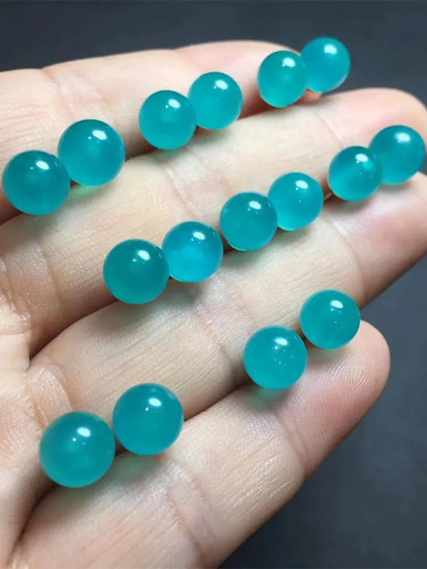 Amazonite Sphere Earring Ear Stud 925 Silver