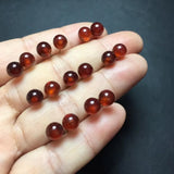 Fengbaowu Garnet Sphere Ball Earring 925 Sterling Silver Crystal Jewelry