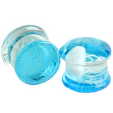 Glass Saddle Ear Plugs Jellyfish Mushroom Seaweed Auricle Screw Ear Plug