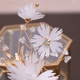 Flower Rhinestone Hair Pins and Clips for Women Girls Bride