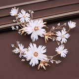 Flower Rhinestone Hair Pins and Clips for Women Girls Bride