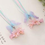 Fairy Butterfly Tassel Hairpins for Women Girls