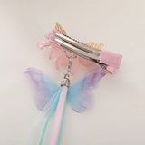 Fairy Butterfly Tassel Hairpins for Women Girls