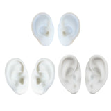 1 Pair Human Ear Model Resin Casting Mold Silicone Flexible Earmold